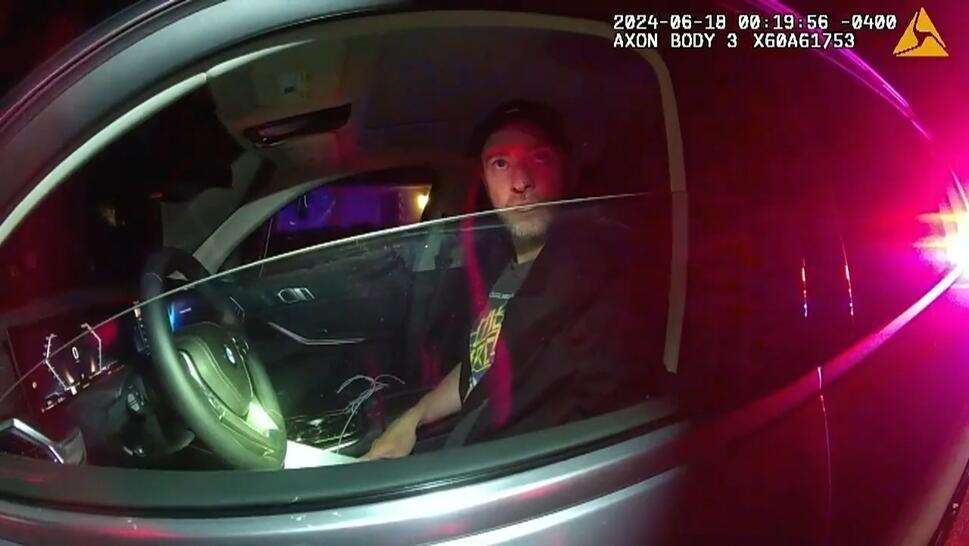  Justin Timberlake being pulled over in a rental car in New York.