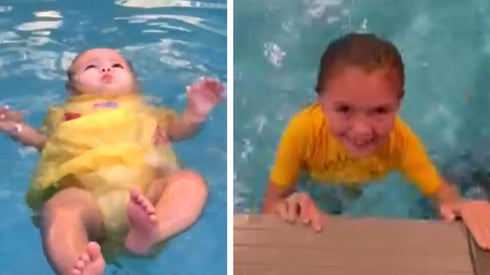 Swimming 6-Month-Old Who Went Viral Is Now 8 and Loves the Pool