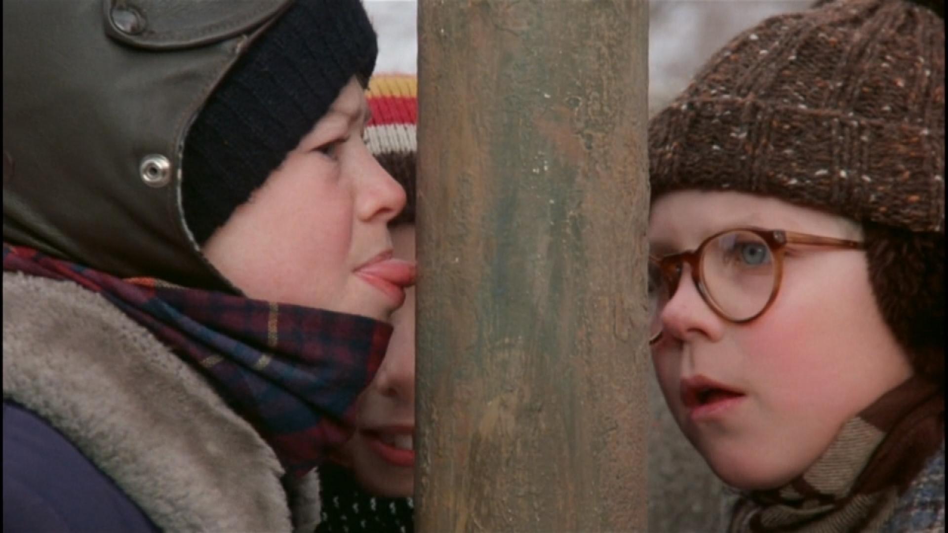 The christmas story tongue stuck to pole