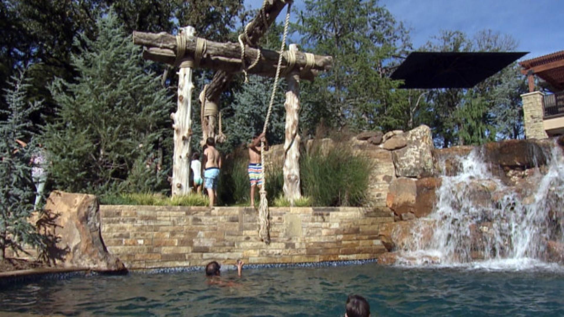 The Longest Yard Meet The Families Building Backyard Theme Parks Inside Edition