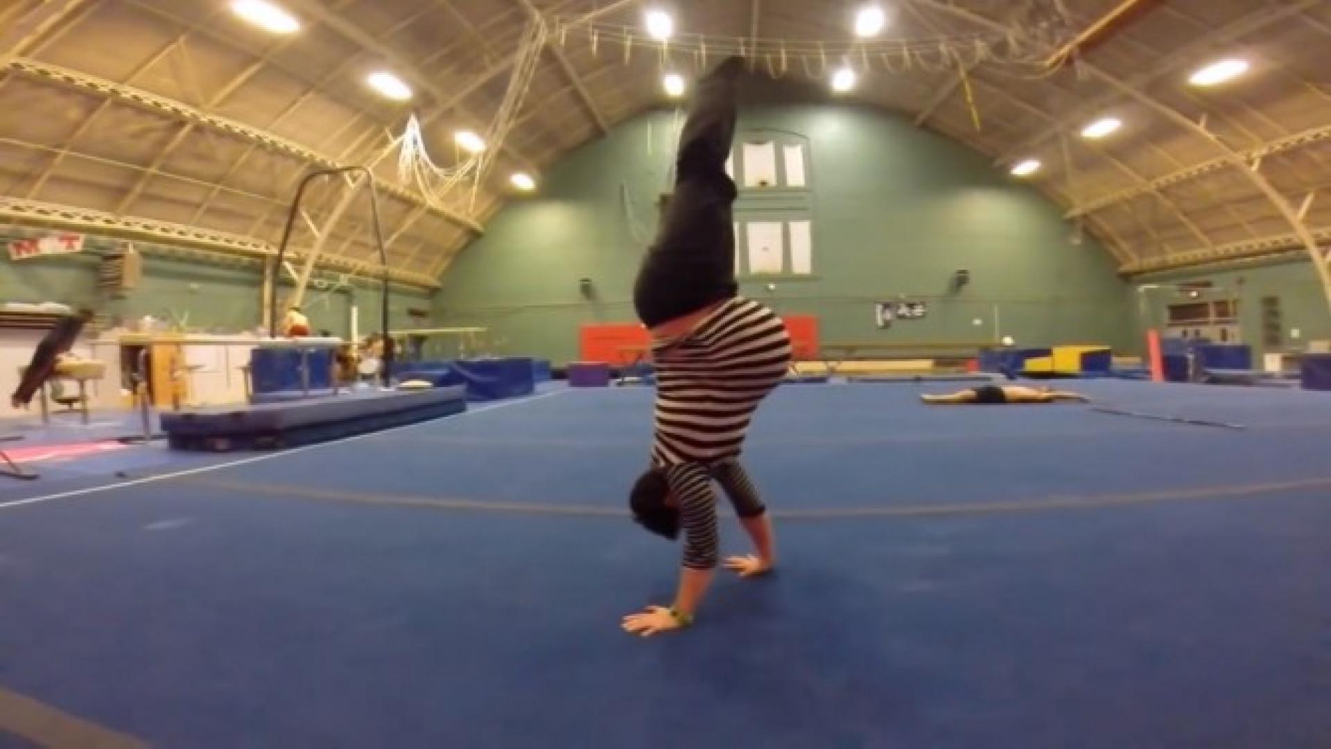 Mom Who Performed Handstands While Pregnant Introduces Her Healthy Babies Inside Edition