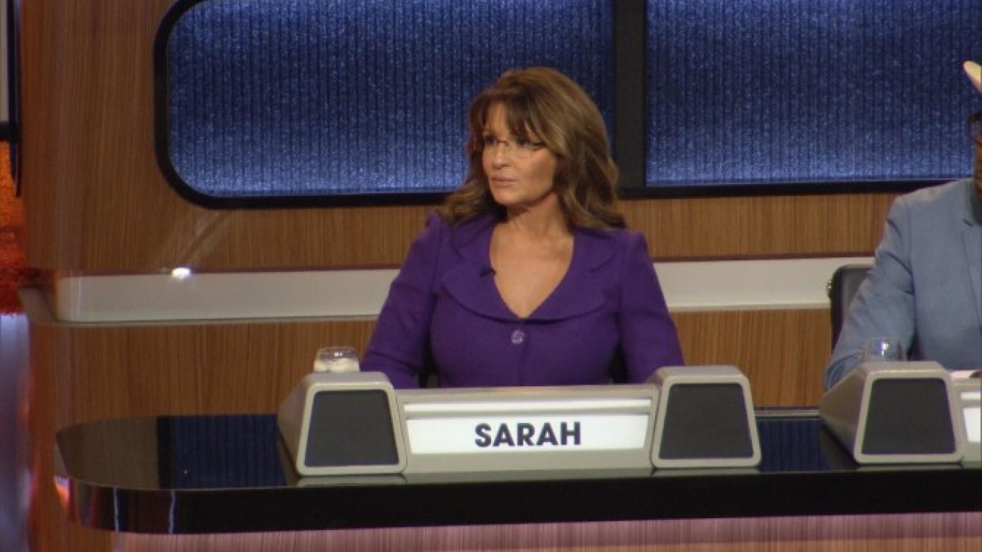 Sarah Palin Opens Up About Daughter's Marriage as She Appears on Revival of  'Match Game' | Inside Edition