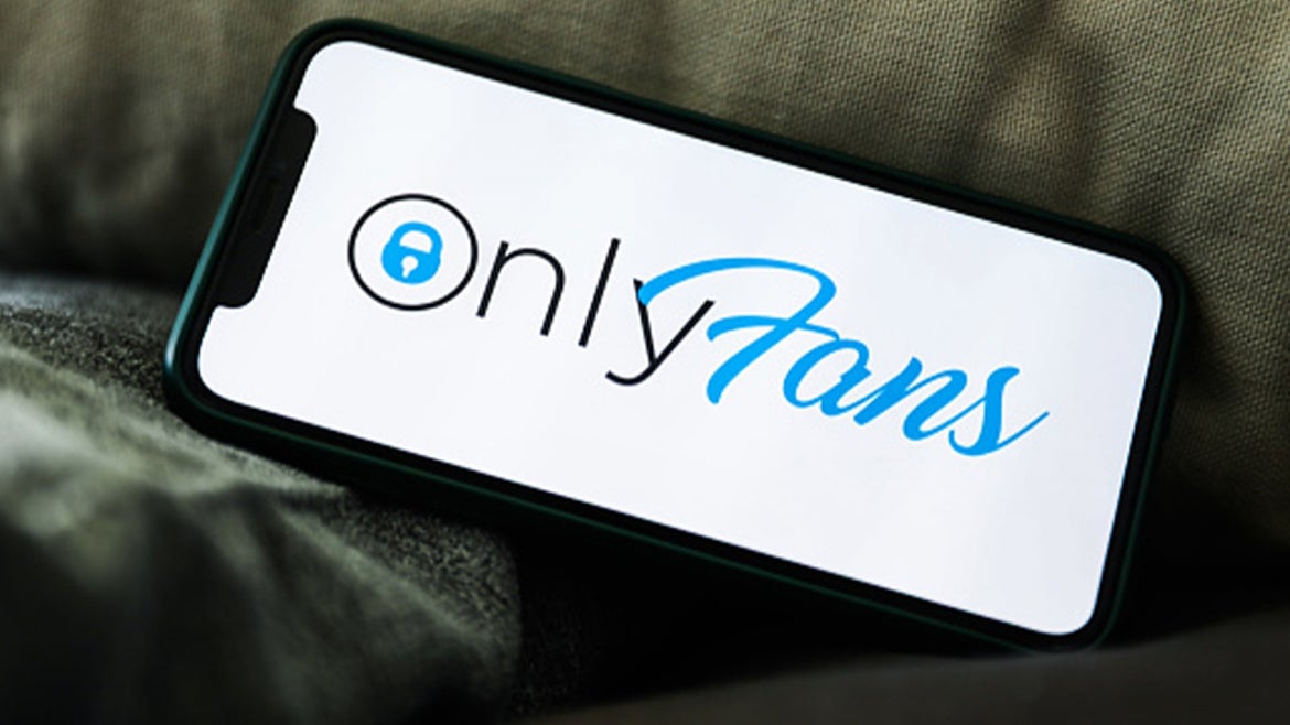A stock image of social media platform, OnlyFans.