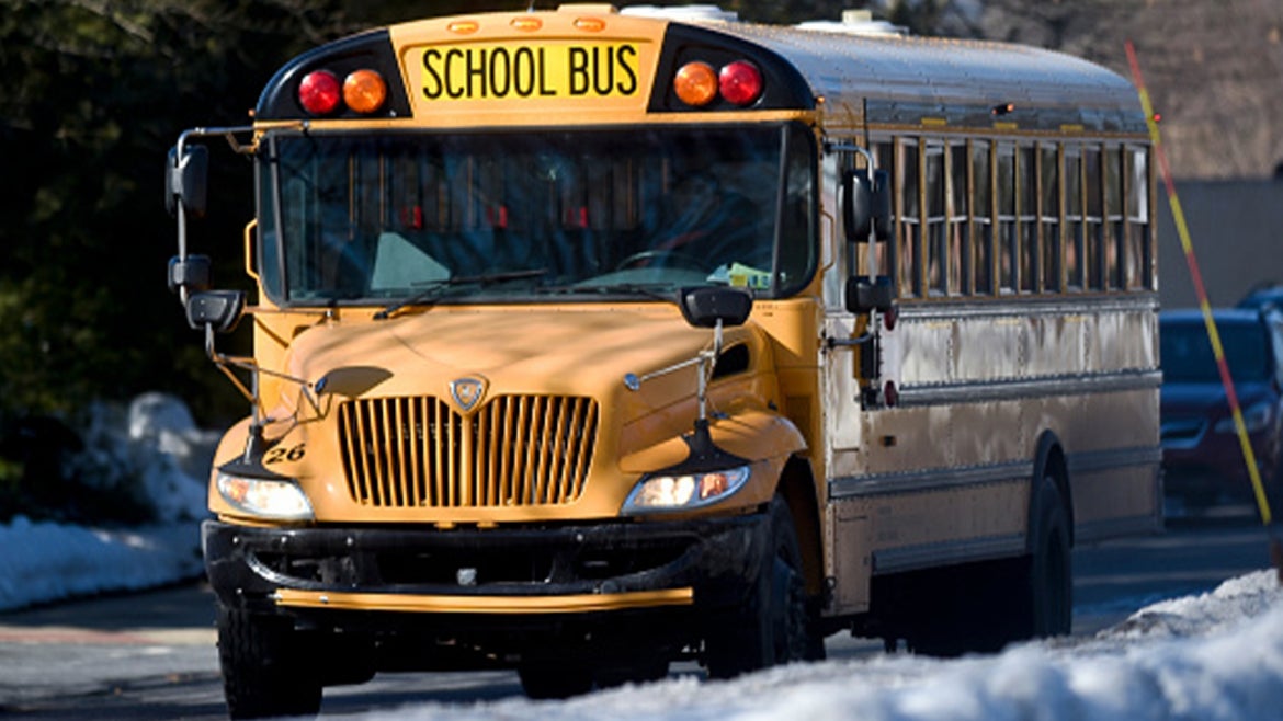A stock image of a school bus. 