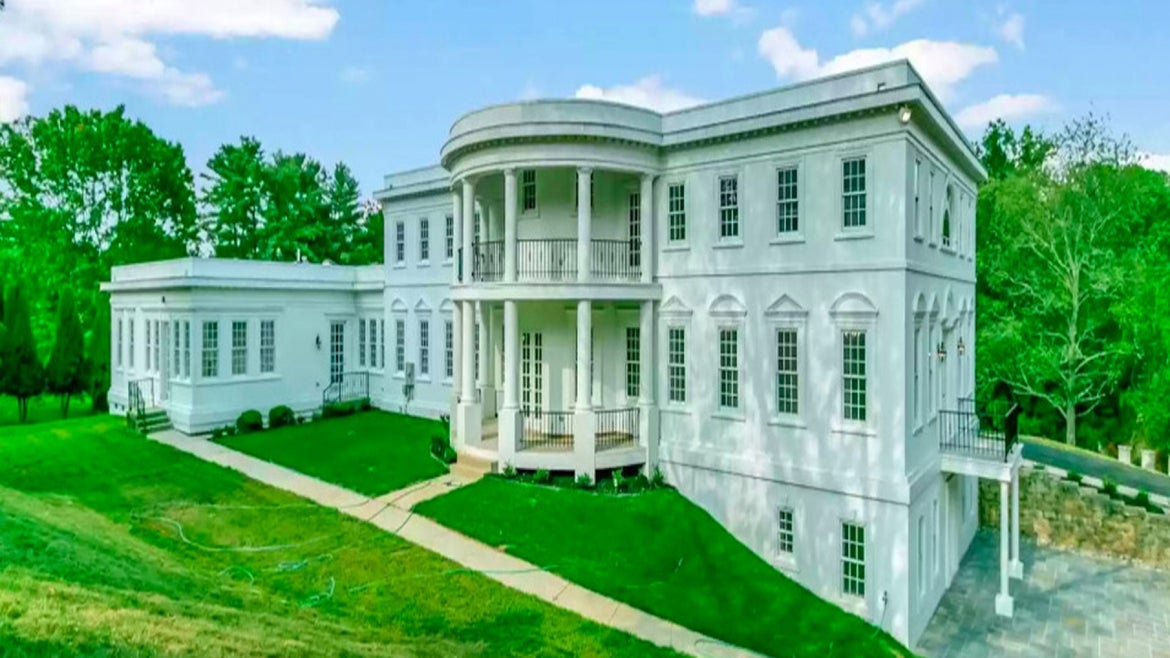 "The White House" replica is on the market selling for $2.65 million.