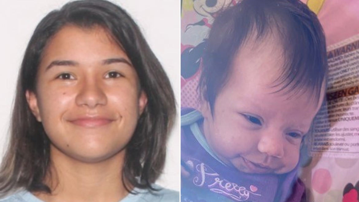 Jareline Mojica, 16, and her daughter Kailini Mojica were last seen sleeping on the couch at home.