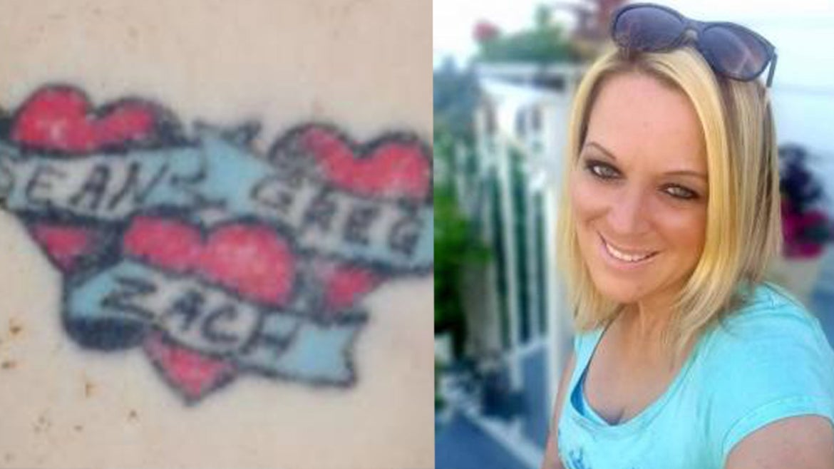 Stephanie Crone-Overholts, 47, case is now ruled a homicide, police say. Tattoos were found on dismemberd leg. 