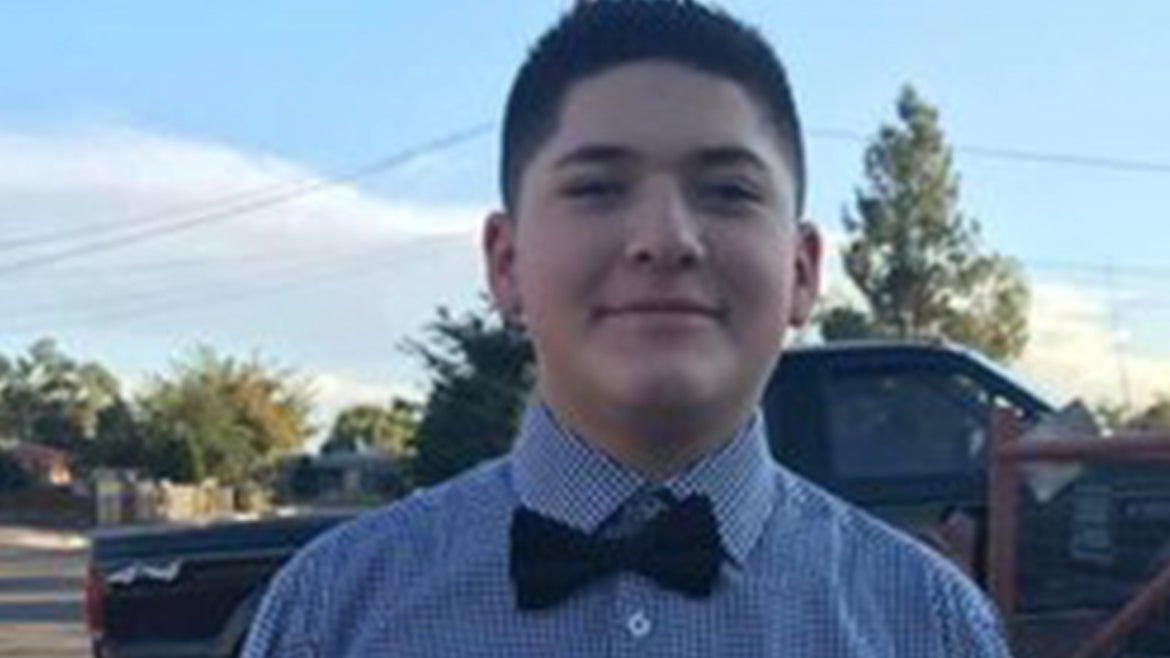 Xaven Garcia, 17,  died after saving his family from house fire. 