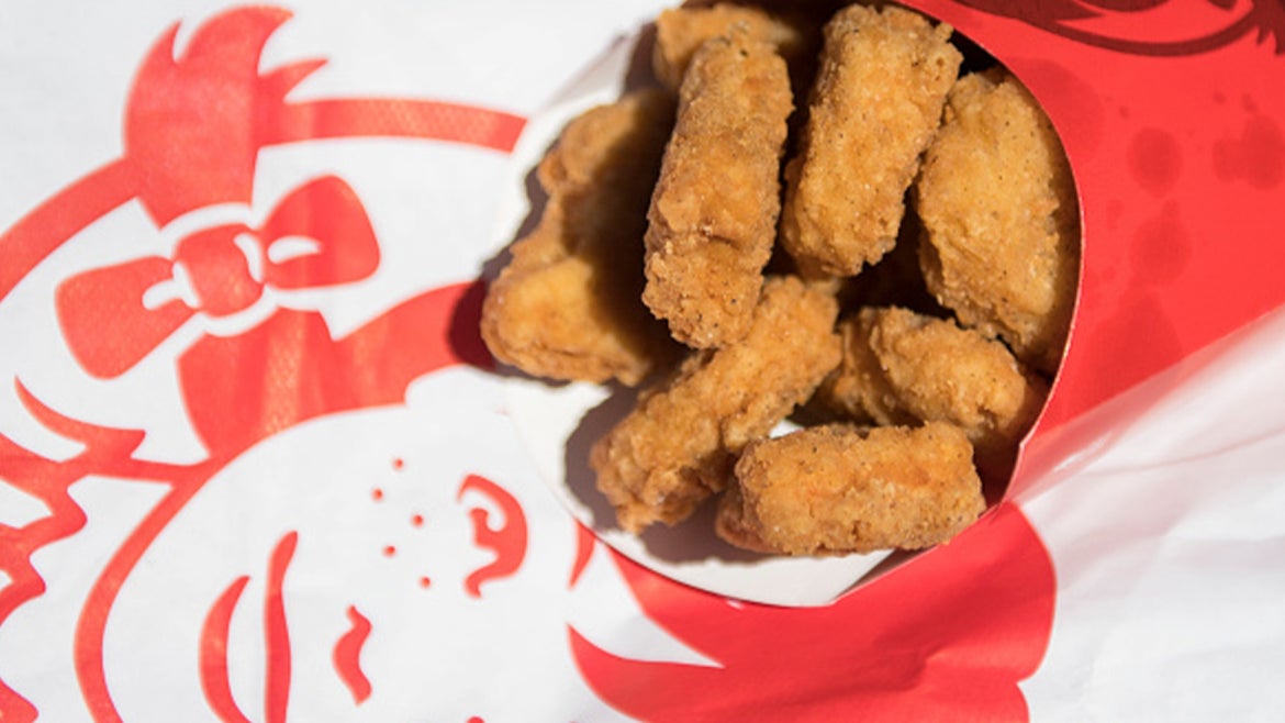 A stock image of Wendy's and their chicken nuggets.