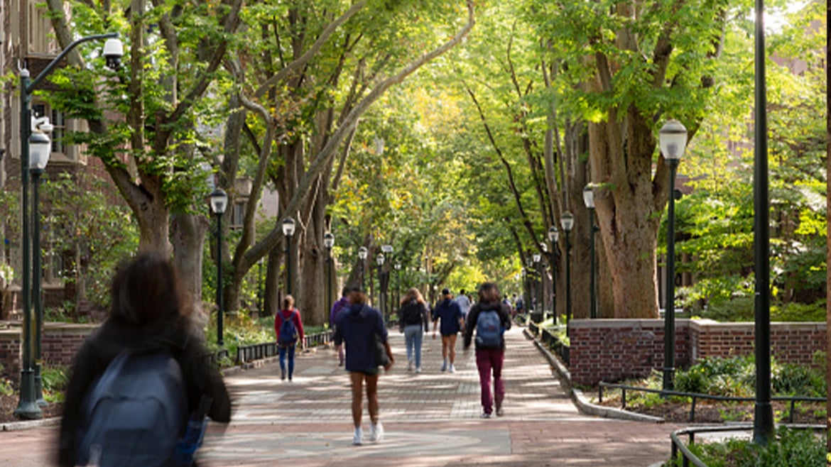 A stock image of a college campus.