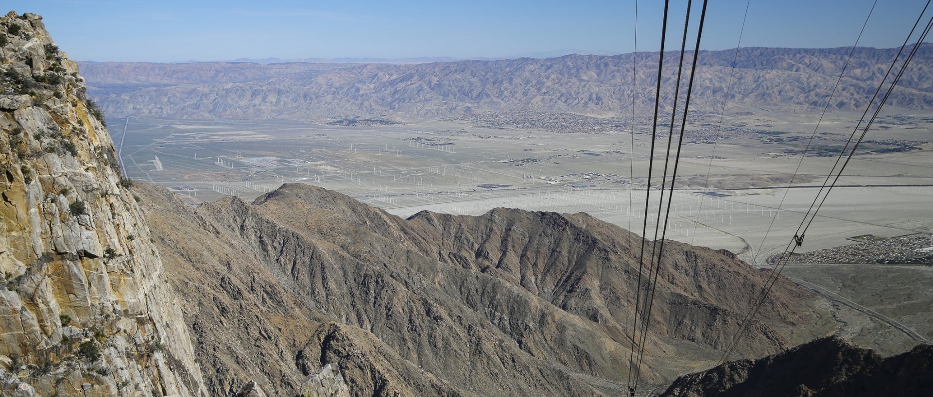 Scenery from atop the gondola viewpoint atop Mount San Jacinto in Palm Springs 