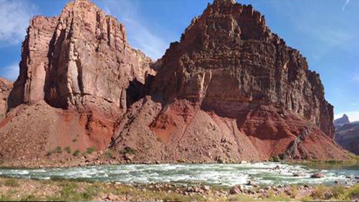 A photo of Hance Rapid at Grand Canyon National Park.