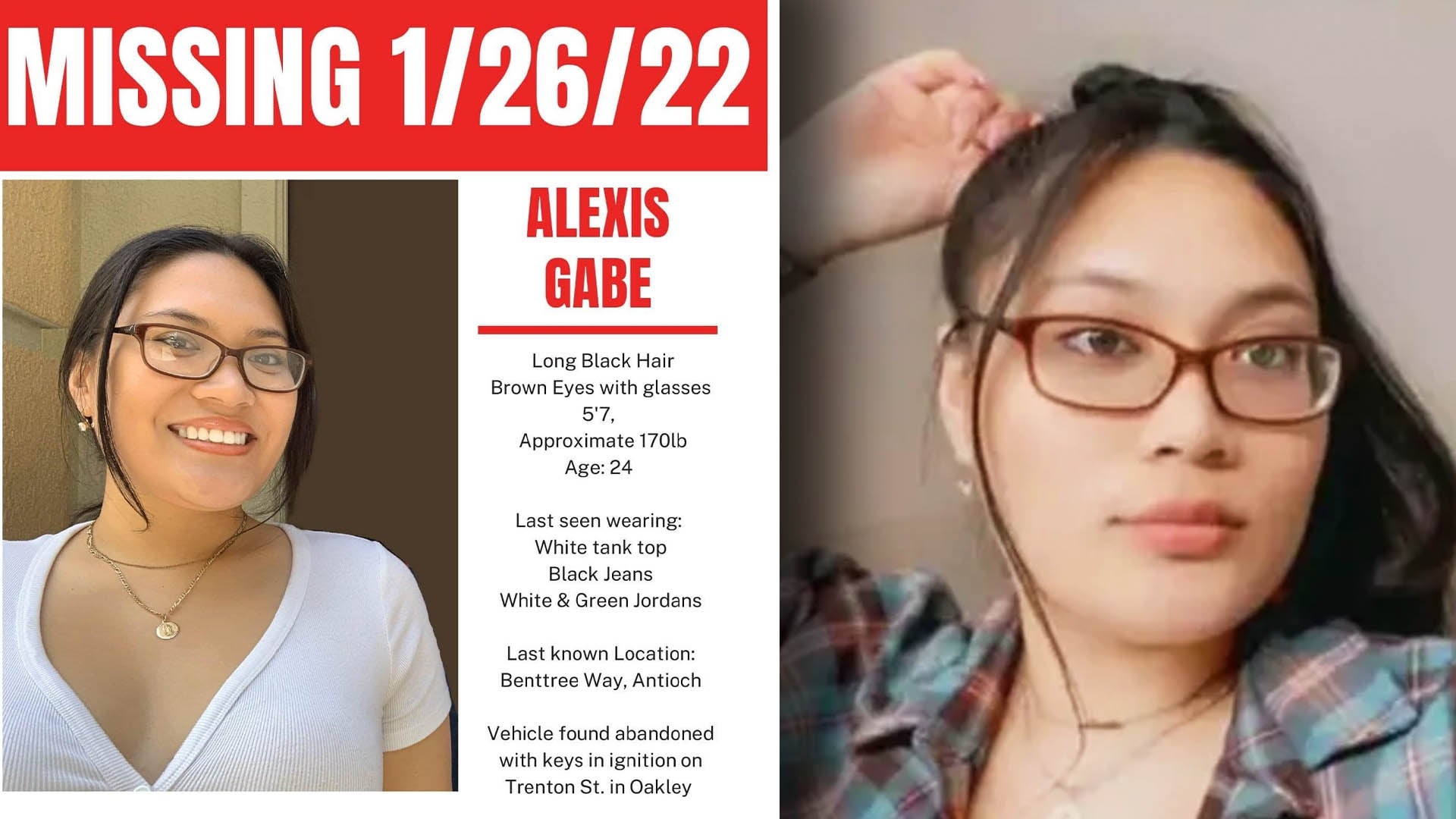 Reward for Information on Missing California Woman Alexis Gabe Raised to  $60,000 | Inside Edition
