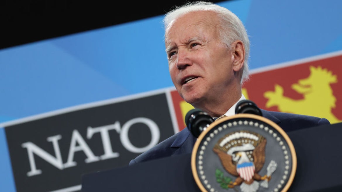 President Joe Biden reaffirmed his commitment to abortion rights at a press conference during the NATO summit in Madrid.