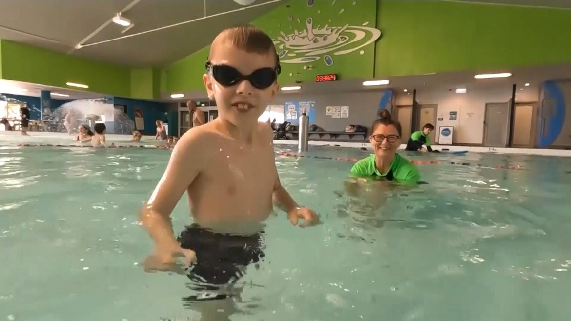 Program Teaches Kids With Autism How to Swim Safely | Inside Edition