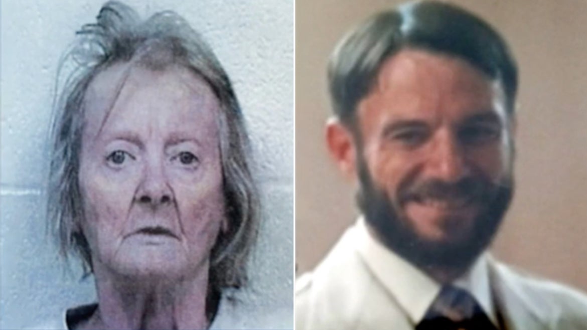 Judith Jarvis, left, was arrested 35 years after she allegedly shot her husband, Carl Jarvis, right, to death.