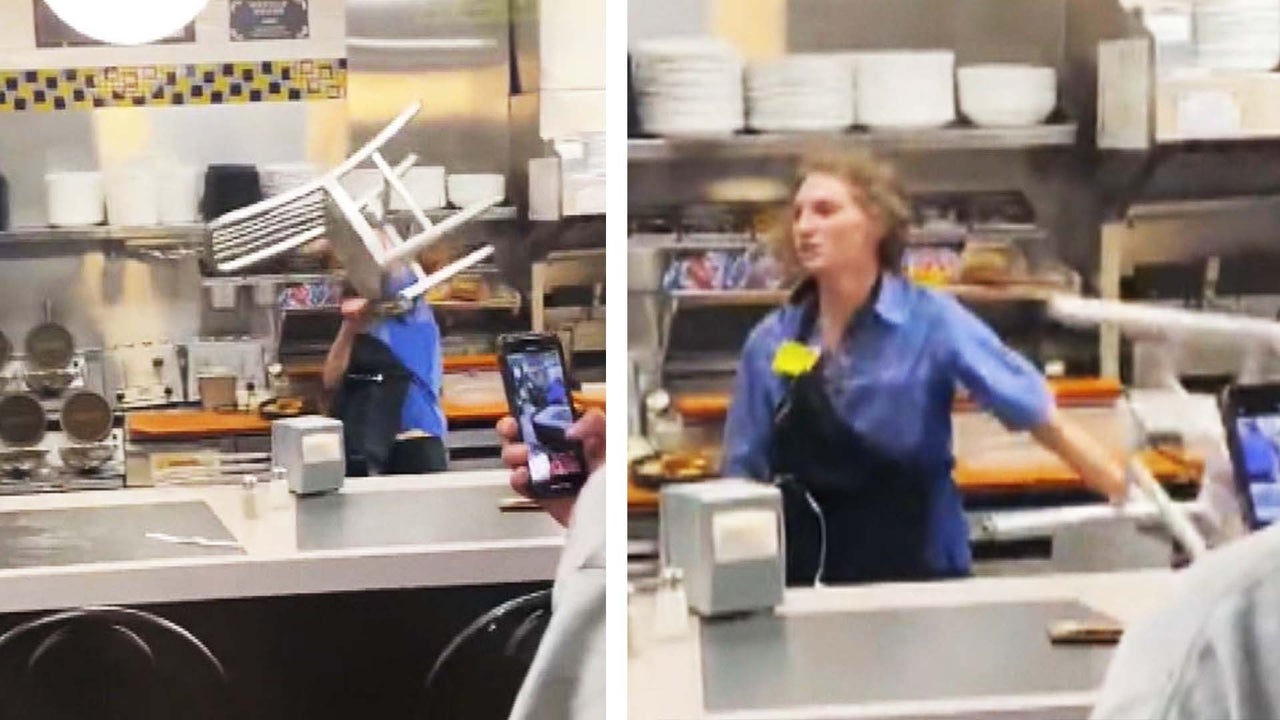 ‘Waffle House Wonder Woman’ Deflects Chair Inside Edition
