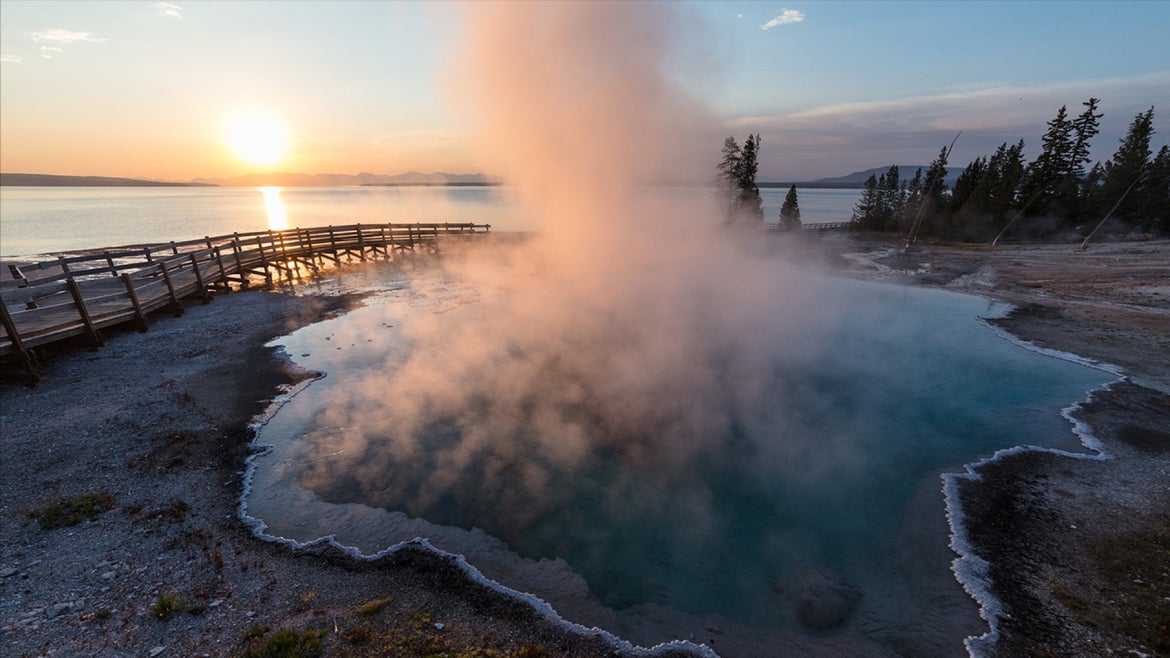 Il Hun Ro's dismembered foot was discovered inside the Abyss Pool at West Thumb Geyser Basin in Yellowstone National Park last summer.