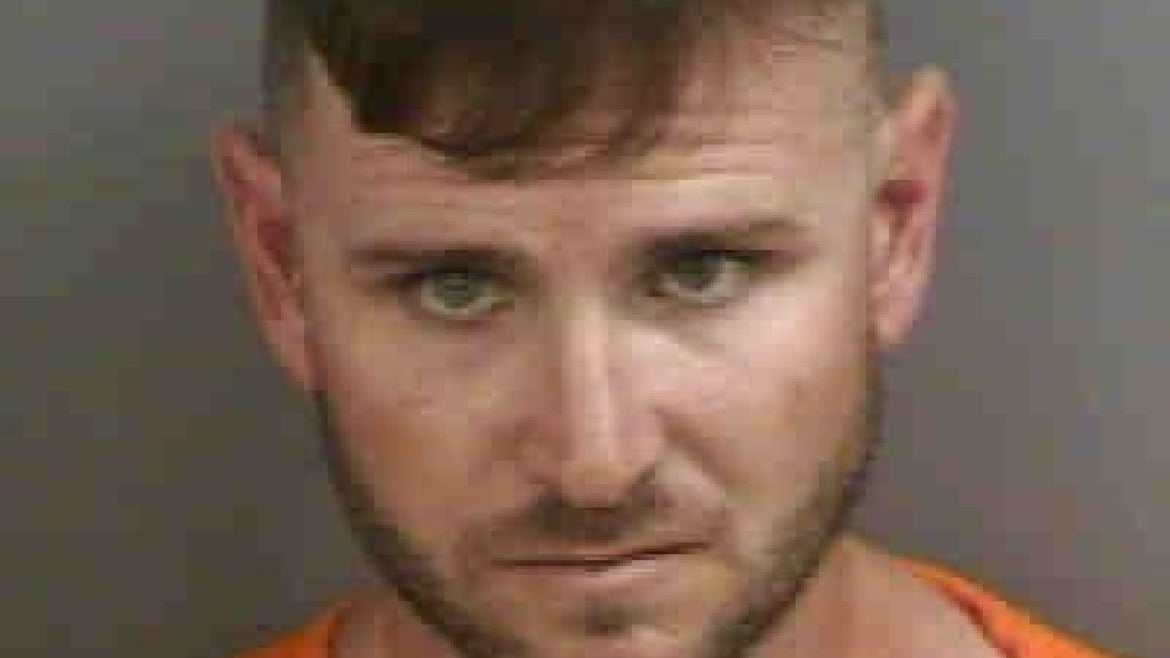 A mugshot of Joshua David Lewis, 35, of Chokoloskee, Florida.